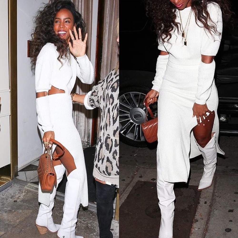 House of CB Fernanda & Tatum Skirt & Top RibbedSet